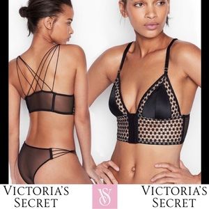 NWT VS Starburst Long Line Triangle Bra XL